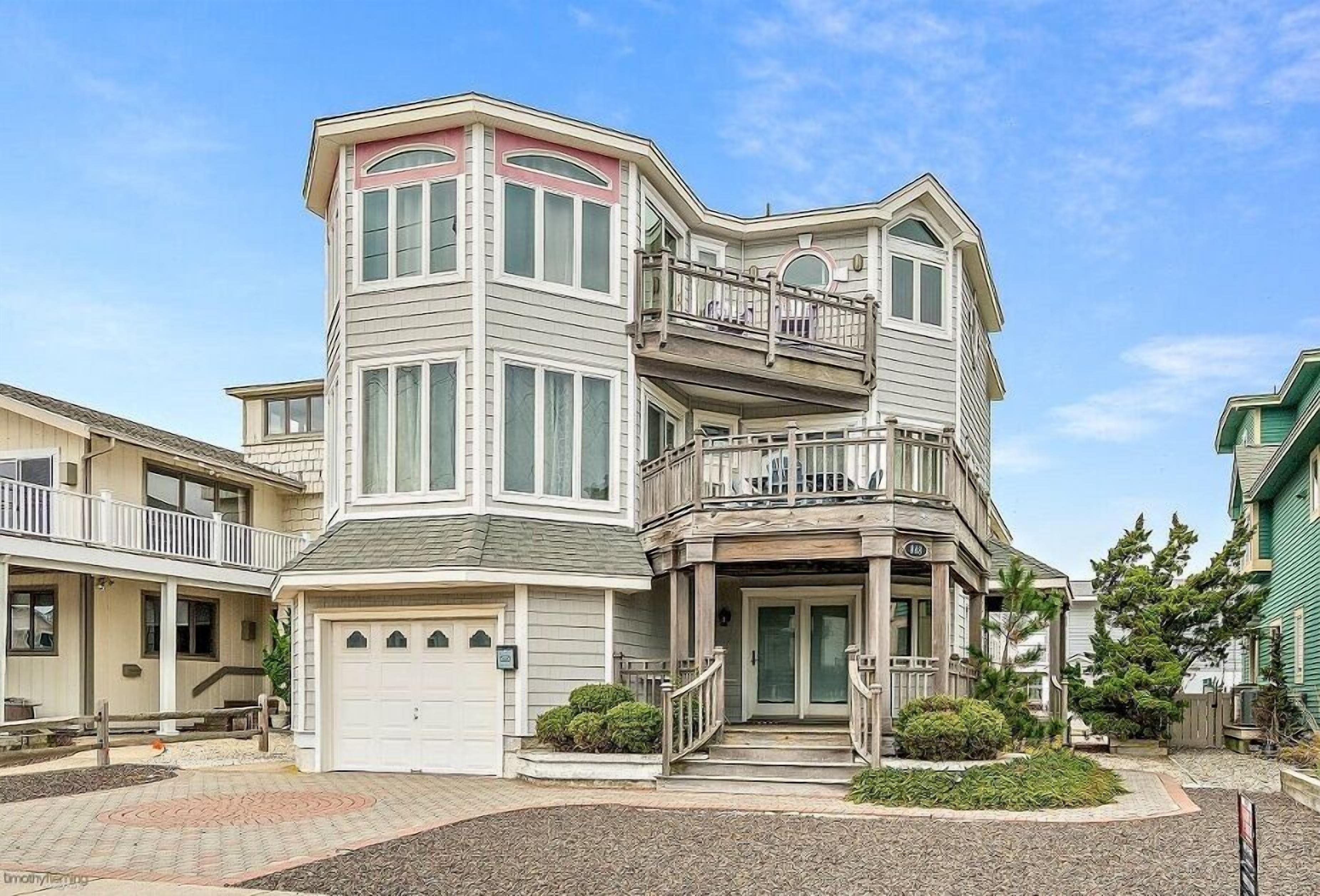 Located within steps of the beach with spectacular views overlooking the ocean and inlet plus the coast