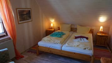 1 slaapkamer, beddengoed