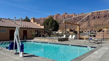 Una piscina riscaldata