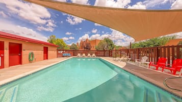 Una piscina riscaldata