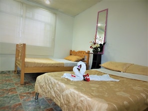 Iron/ironing board, rollaway beds, free WiFi