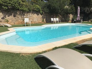 Outdoor pool - Gîte Artemisia (Mirepeisset)
