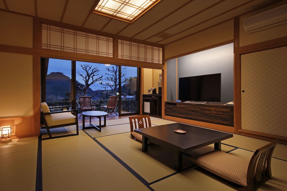 Japanese-Style Room with Shigarakiyaki-Bath -  Sourai | Down comforters, in-room safe, desk, blackout drapes