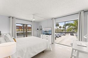 2 bedrooms, desk, iron/ironing board, travel crib - Sleek & Serene | Brand-New Scandinavian Beachfront Escape! (Cocoa Beach)