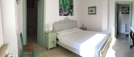 1 bedroom, iron/ironing board, travel crib