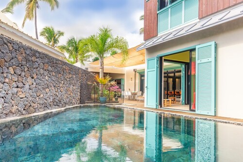 La Musarde, prächtige Villa mit Pool in der Nähe des Strandes von Boucan Canot