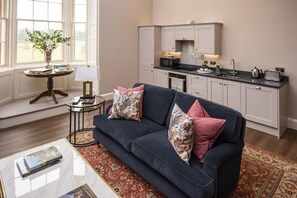 Living area - Elegant castle apartment for six people (Lauder)