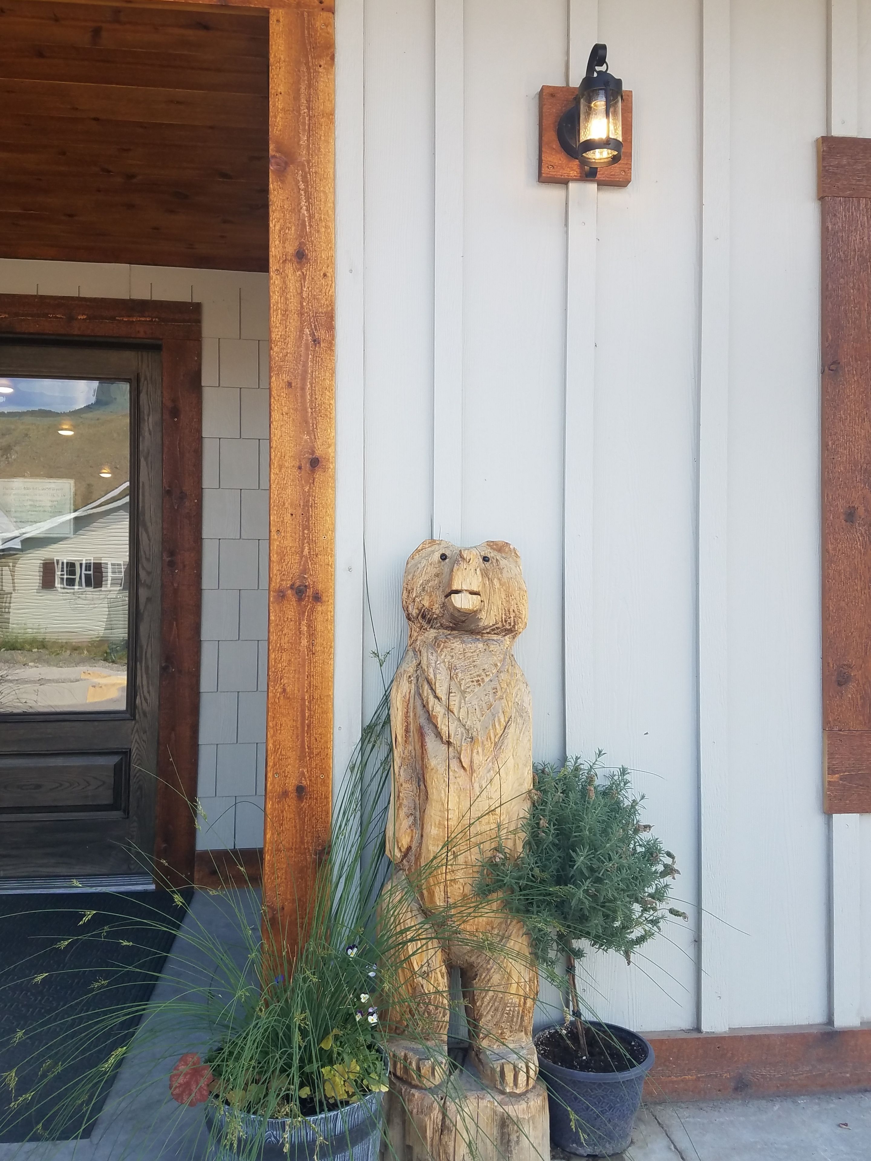 Façade de l’hébergement