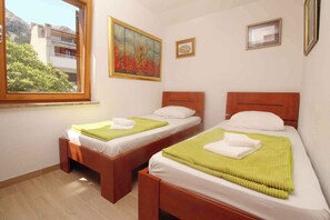 2 soveværelser, internetforbindelse