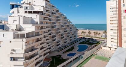 TORRES DEL MAR - Apartment with sea views in Playa de Gandia. Free WiFi