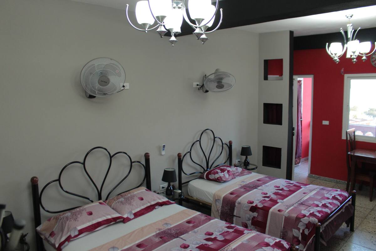 Family Studio Suite, Bay View | Down comforters, individually furnished, iron/ironing board, WiFi