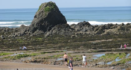 Chalet de vacaciones en Bude, Bude - camino a la playa, muchas actividades gratuitas
