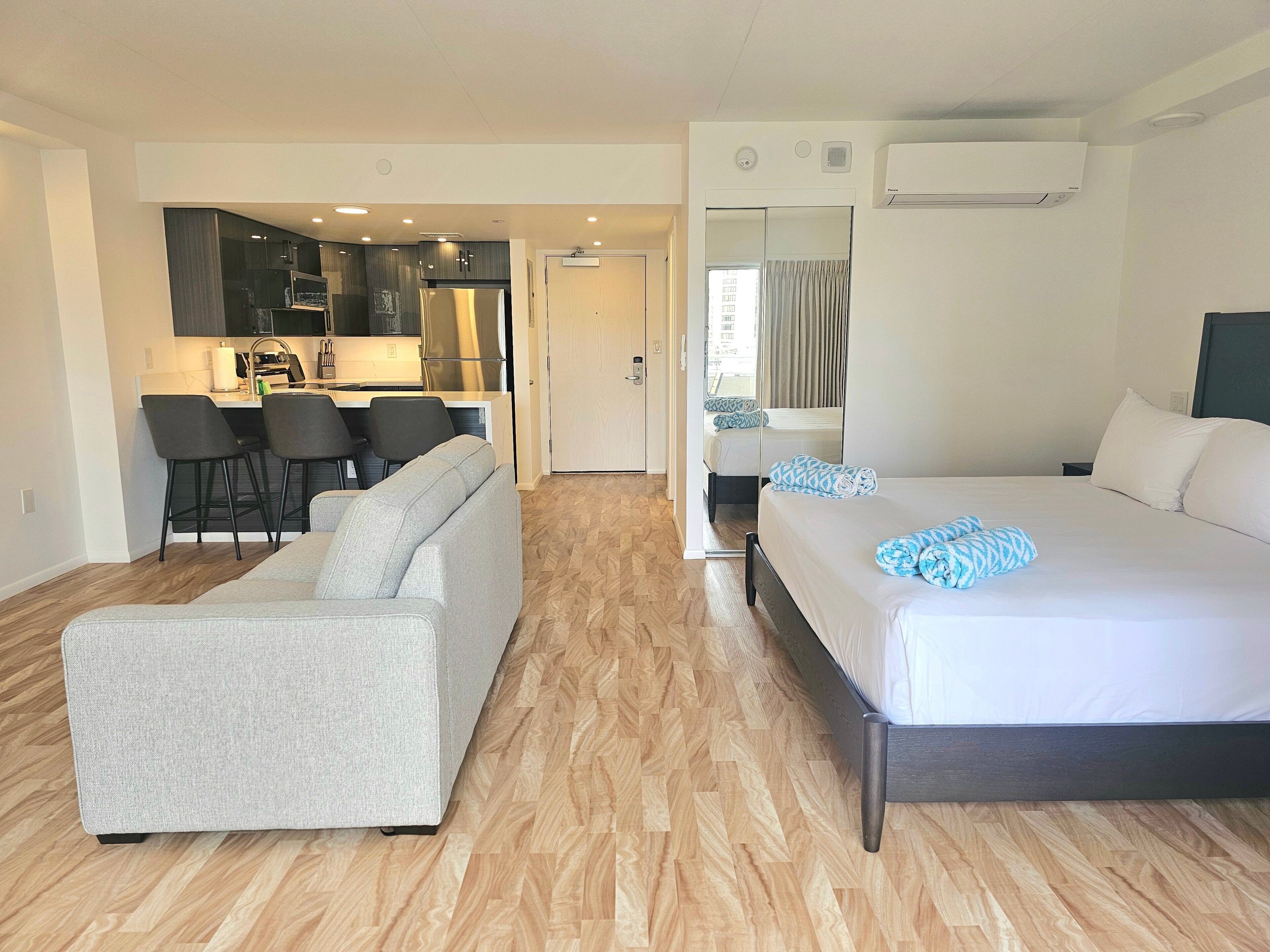 1 Schlafzimmer, Bügeleisen/Bügelbrett, kostenloses WLAN, Bettwäsche