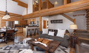 TV, fireplace, video games, table football - BIg Sky Vacation Rentals: PR Red Cloud 1B (Big Sky)