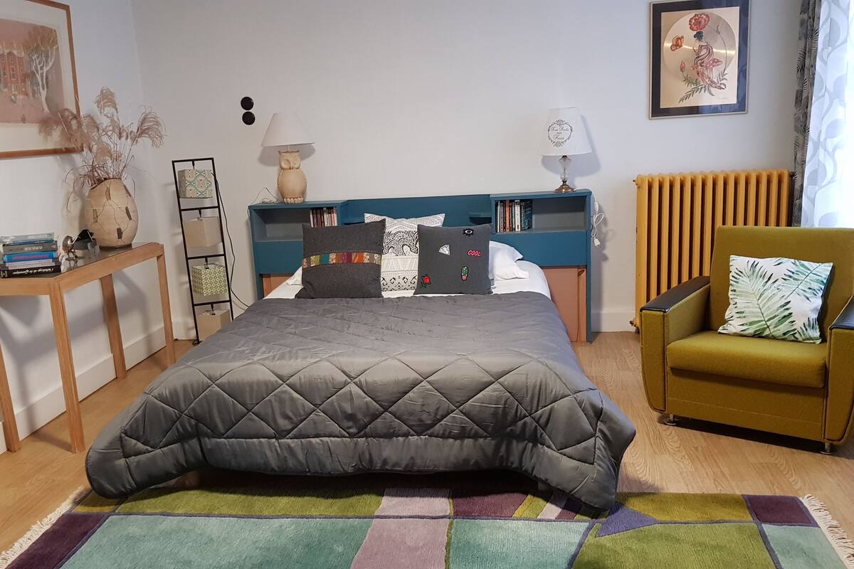Apartamento Confort (Rez de chaussée avec 3 marches) | Decoración individual, mobiliario individual, cortinas opacas