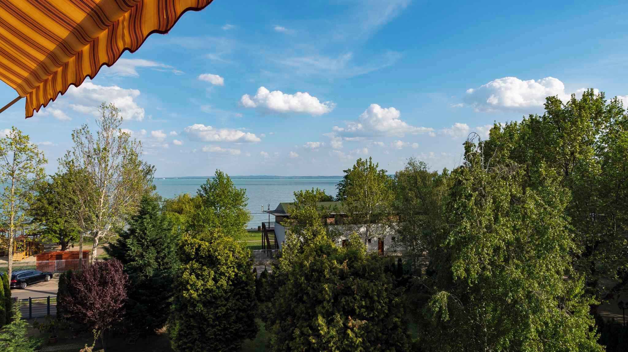 Blick von der Unterkunft