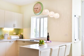 Apartment, 3 Bedrooms | Private kitchen | Full-sized fridge, microwave, oven, stovetop - Gordon Beach Luxury PRK Stay at My Place (Tel Aviv)