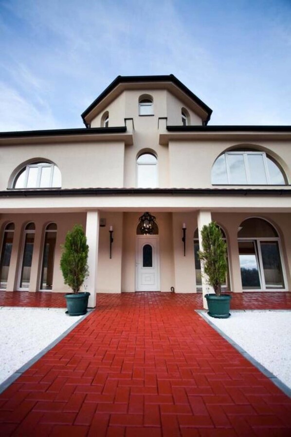 Façade de l’hébergement