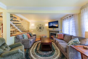 Taulutelevisio, takka