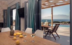 Dining - DaLuz Villa, lighthouse villa with private pool and sea view (Zakynthos)