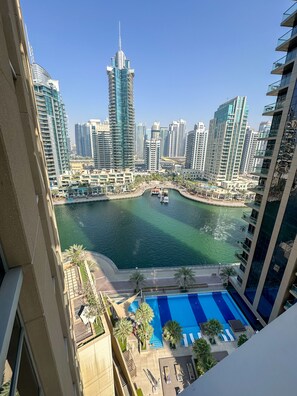 View from room - HiGuests - Marina Tower (Dubai)
