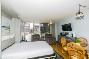 1 habitación, tabla de planchar con plancha, wifi gratis y ropa de cama 