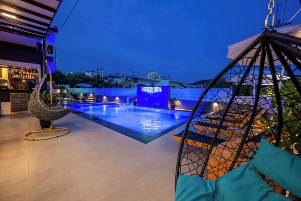 Majoituspaikan julkisivu