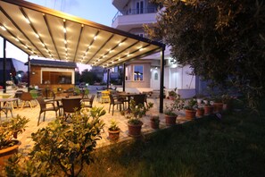 Majoituspaikan julkisivu