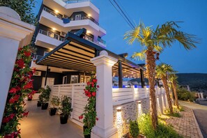 Fassade der Unterkunft