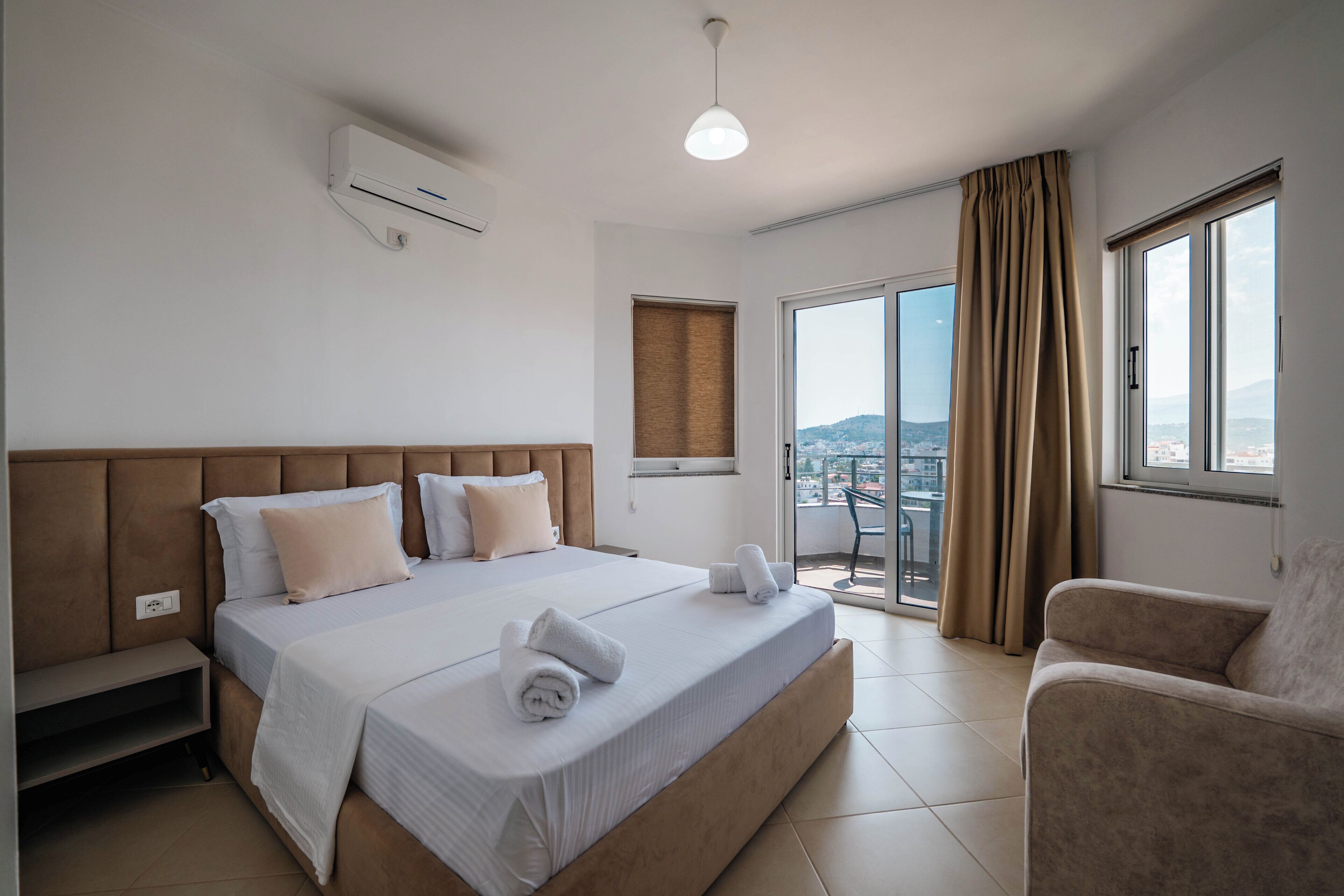Camera doppia, balcone | Insonorizzazione, Wi-Fi gratuito, lenzuola