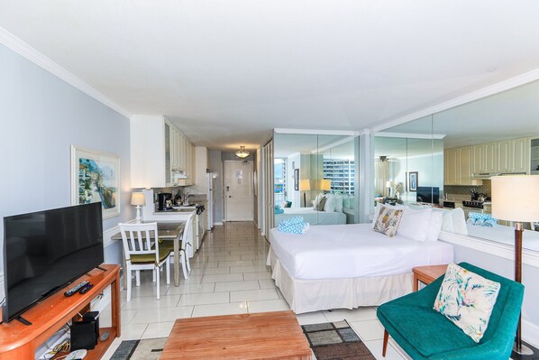 1 bedroom, iron/ironing board, free WiFi, bed sheets