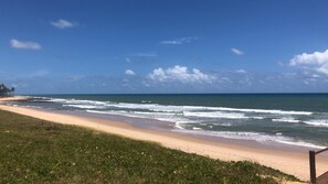 Vlak bij het strand