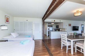 2 bedrooms, iron/ironing board, free WiFi, bed sheets