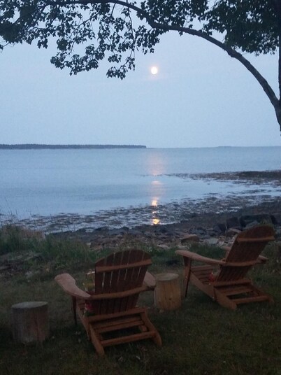 Oceanfront home on the Schoodic Peninsula