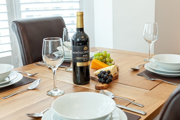 wine and cheese is the reward after a hard day walking swimming or cycling