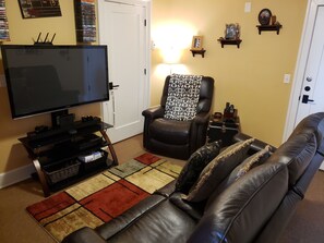 Smart TV, video games, DVD player, books