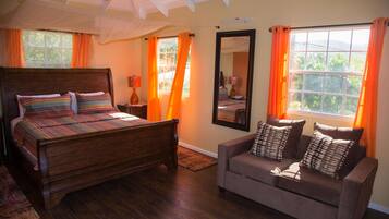 1 slaapkamer, een bureau, een strijkplank/strijkijzer, gratis wifi