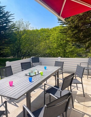 Outdoor dining - Homerez - House in Fouesnant (Fouesnant)