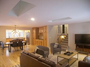 Smart TV, chimenea