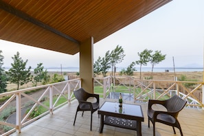 Terrace/patio - Lake View Holiday Villa Near Sula Vine Yard With 3 BdRms (Nashik)