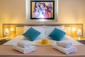 1 bedroom, in-room safe, iron/ironing board, WiFi - One Bedroom Apartment with a breezy Sea-View balcony. Breakfast included. (Lefkada)