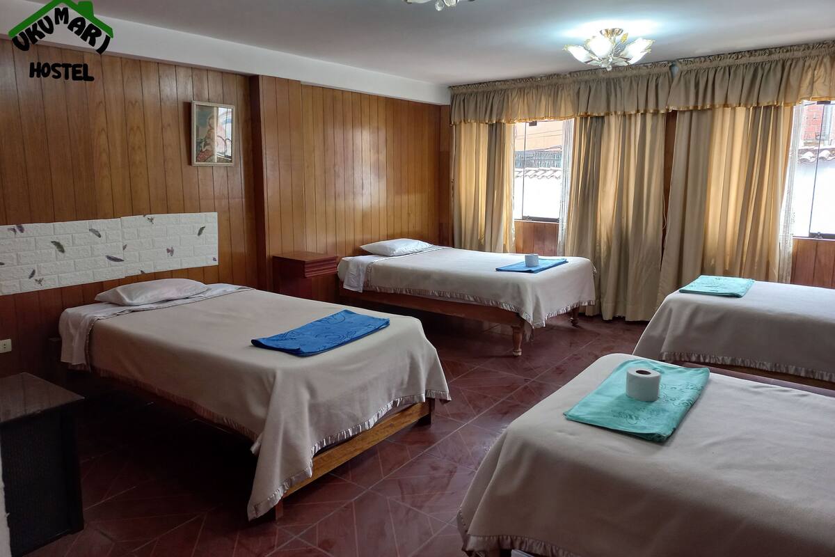 Triple Basic Room, Shared Bathroom | Blackout drapes, WiFi (free)