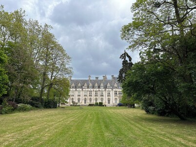 House with castle view