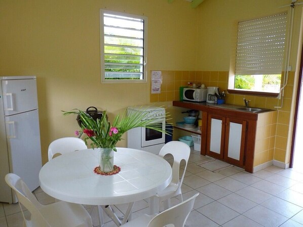 Microwave, oven, coffee/tea maker, toaster