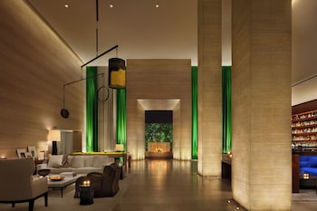 Hotel entrance and lobby at The West Hollywood EDITION