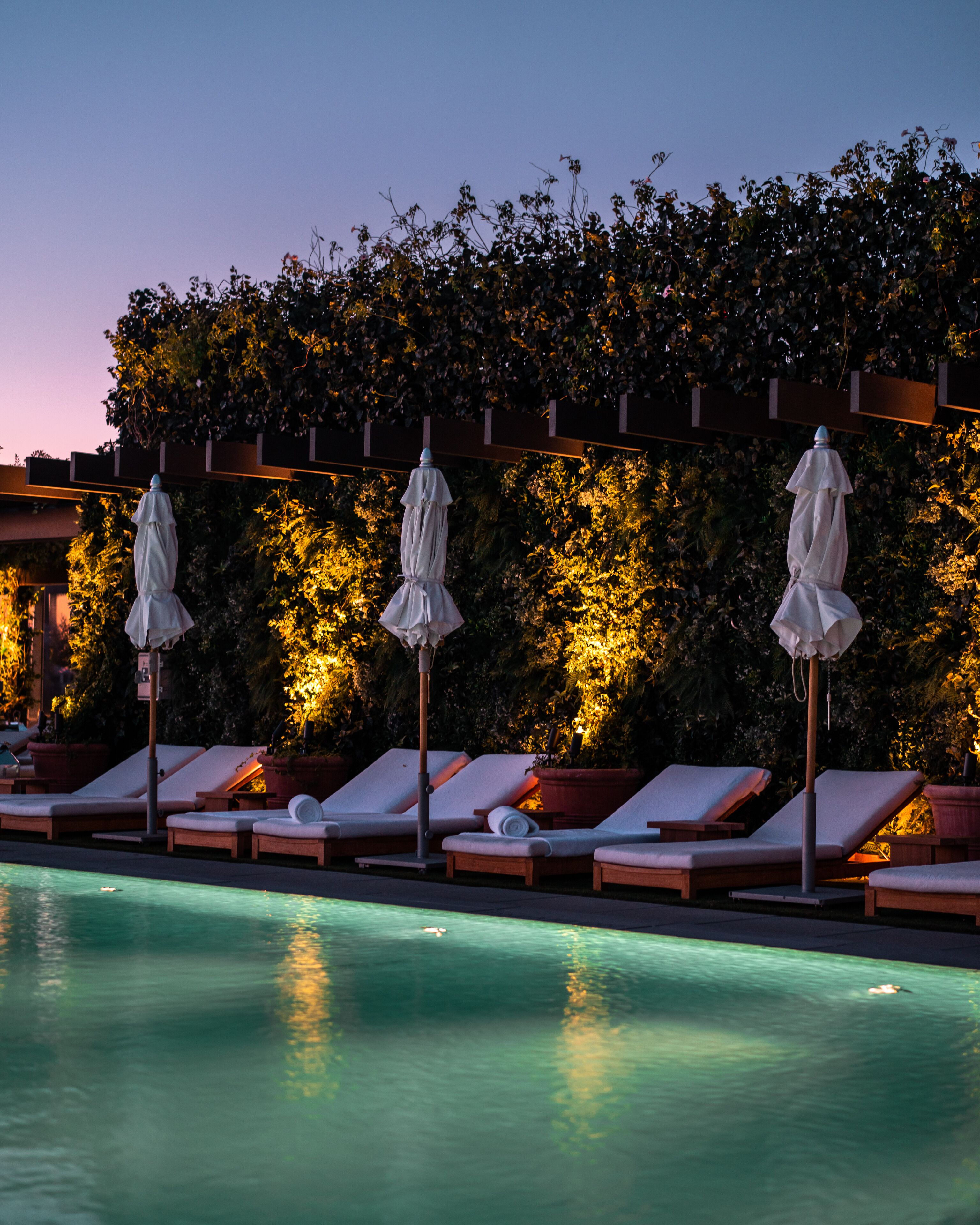 outdoor pool, pool cabanas (surcharge), pool umbrellas