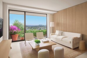 Premier Suite, 1 Bedroom, Terrace | Living room - The West Hollywood EDITION (West Hollywood)