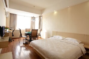 Business Single Room | Desk, blackout drapes, free WiFi, bed sheets - Xiangtan Chengyuan Hotel (Xiangtan)