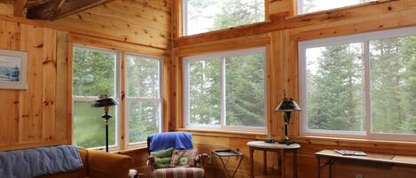 Fernseher, DVD-Player, Bücher