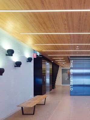 Interior entrance